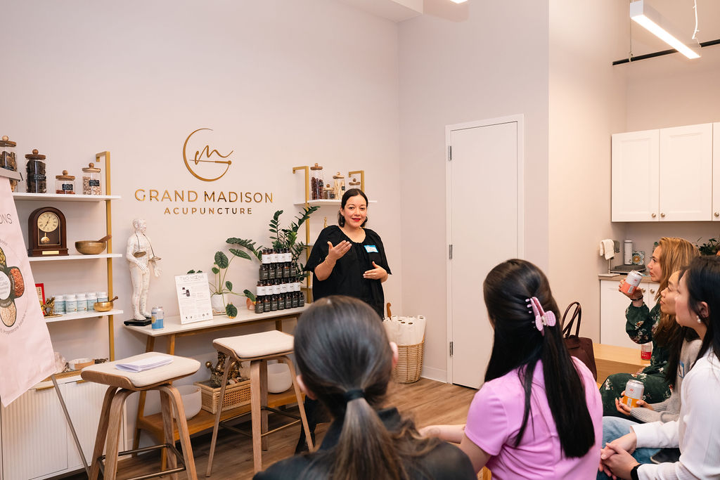 A Sana Sana Social gathering with Two Moons Health, hosted at Grand Madison Acupuncture in New York, 2026